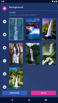 Waterfall 4K Live Wallpaper Screen Shot 0