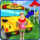 Kids School Trip Bus Game 3D