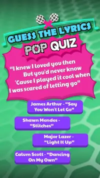 Denk Dat Pop Liederen Quiz Screen Shot 0