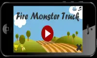 Fire Monster Truck Screen Shot 3