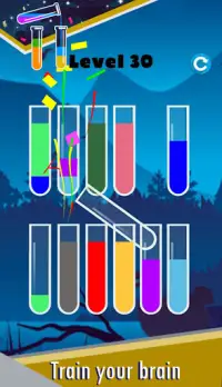 Water sort puzzle - color sorting Screen Shot 0