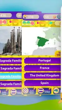 Geografia Quiz Gry Aplikacja Screen Shot 2