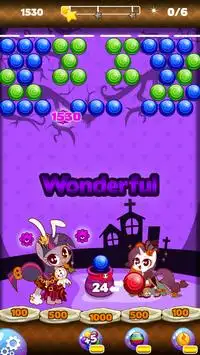 Pony Halloween Bubble Shooter Screen Shot 3