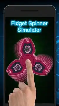 Fidget Spinner - Top Hand Fidget Spinner Simulator Screen Shot 1