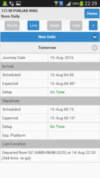 eRail.in Railways Train Time Table, Seats, Fare Screen Shot 4