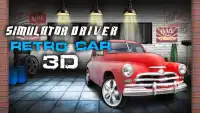 Simulator Driver Retro Car 3D Screen Shot 0