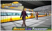simulador de línea tren naranja - metro tren línea Screen Shot 2