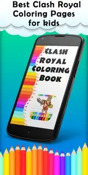 Coloring Page For Clash Royal Screen Shot 0