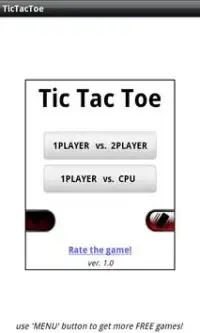 Mobile Tic Tac Toe Screen Shot 1