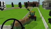 Traktör Sürme: Saman Taşıma 3D Screen Shot 1