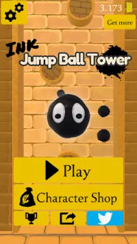 Ink Jump Ball Tower Free Screen Shot 0