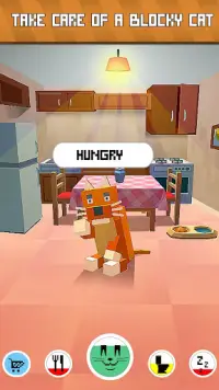 Blocky Cat: Virtual Pet Screen Shot 4