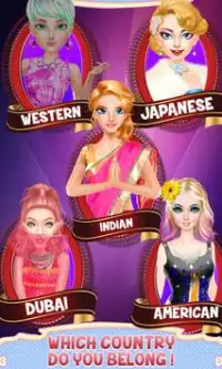 Country DressUp Game For Girls Screen Shot 1