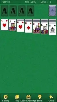 Klondike Solitaire Screen Shot 1