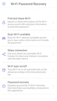Wifi Password Recovery (Show Wifi Password) Screen Shot 0