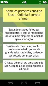 Trivia Brasil Screen Shot 2