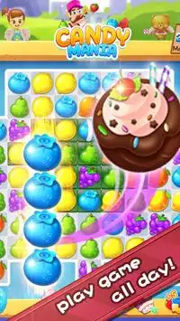 Sweet Candy Fever - New Fruit Crush Game Free Screen Shot 2