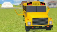 Flying School Bus simulator Screen Shot 0
