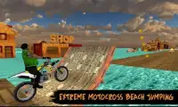 Extreme Motocross Beach Jumping 3D (New) Screen Shot 2