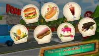 fast-food şef kamyon: hamburge Screen Shot 2