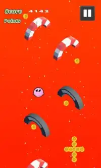 Super Kirby STar Fall down Screen Shot 4
