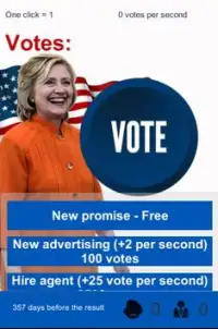 US election 2016 - Clicker Screen Shot 1