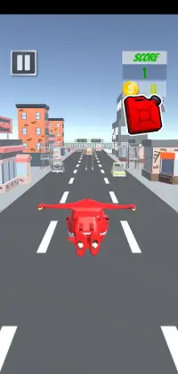 Super Robot Car flying Wings Screen Shot 1