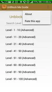Guide & Answers of Unblock Me Screen Shot 3