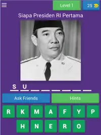 Game Tebak Gambar Presiden Indonesia Screen Shot 9