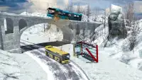 Off-Road Snow Hill treinador Bus Simulator 3D 2018 Screen Shot 0