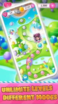 Candy Blast Game - Puzzle Games Screen Shot 2