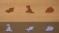 Baby educational games wood block puzzle Dinosaurs Screen Shot 6