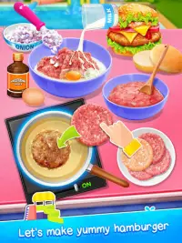 Fast Food - Hamburger & Icy Juice Fun Screen Shot 0