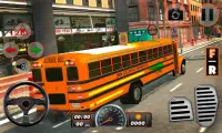 condução de ônibus escolar 3D Screen Shot 6