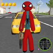 Spider Stickman Rope Hero Rise of The Warriors