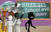 Stickman. School evil - history Screen Shot 0