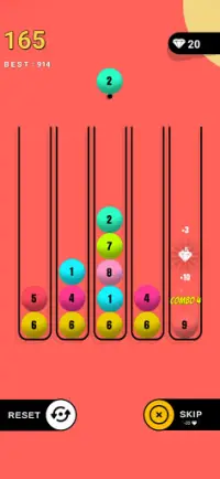 Color Balls  - A Merge Balls Puzzle Game Screen Shot 4