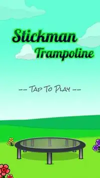 Stickman Trampoline Jump Screen Shot 0