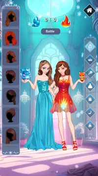 Icy or Fire dress up game Screen Shot 4