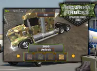 Duży Trucks Army Parking 3D Screen Shot 4