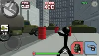 Stickman City Shooting 3D Screen Shot 2