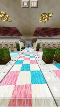 Pink School for Girls. New MCPE Game maps Screen Shot 3