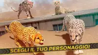 Leopardi contro Leoni! Gioco di Corsa Selvaggio Screen Shot 8