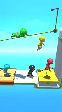 Crowd race 3d - Stickman run in road Screen Shot 3