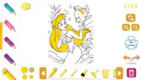 Coloring Book for Disney Princess - for girls game Screen Shot 2
