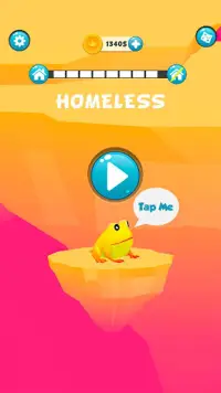 Tap the frog- Homeless Frog Games Screen Shot 10