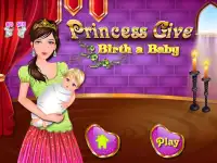 يعطي ألعاب أميرة الولادة Screen Shot 0