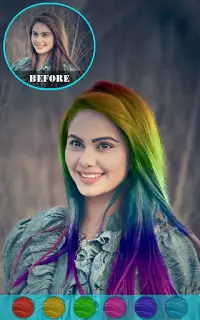 Hair Color Changer Photo Booth Screen Shot 10
