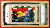 Ninja Samurai Jigsaw Puzzles Juego Para Niños Screen Shot 0