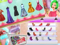 rich girls shopping mall: super winkel kassier Screen Shot 2
